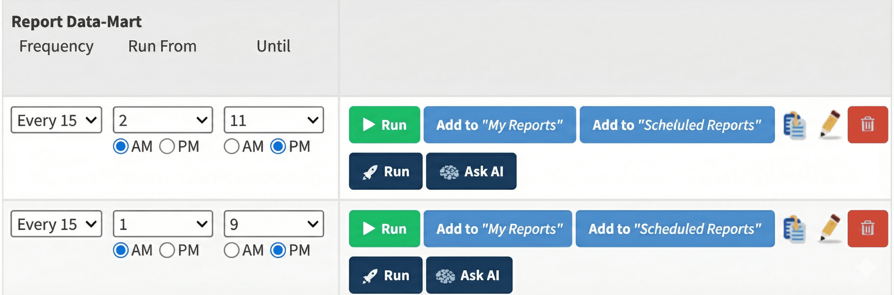 Ask Biz-AI Questions about your Customized Reports