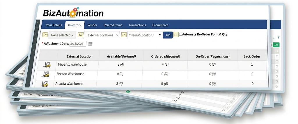 Inventory Visibility Dashboard